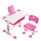 Juego De Mesa Y Silla Para Niños, Escritorio Ajustable - Miniatura 8