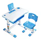 Juego De Mesa Y Silla Para Niños, Escritorio Ajustable - Miniatura 1