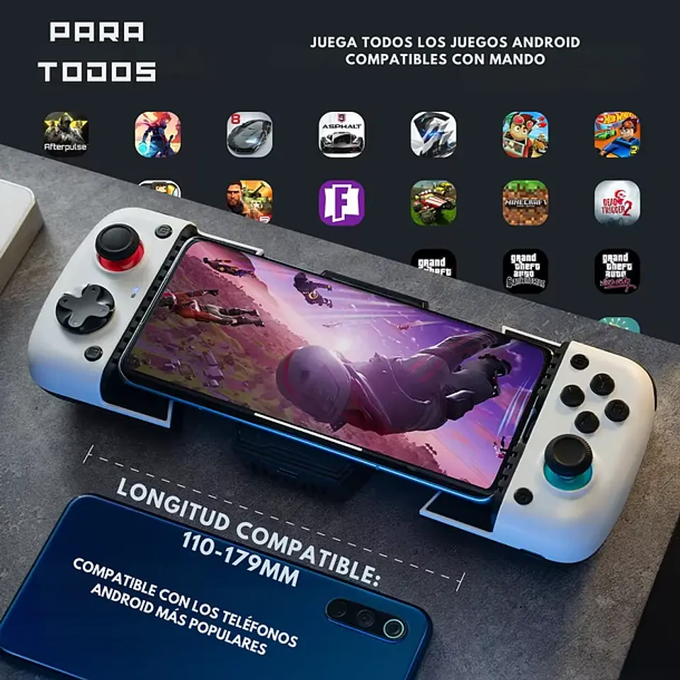 Control Gamepad GameSir X3 USB-C Refrigeración Cloud Gaming 5