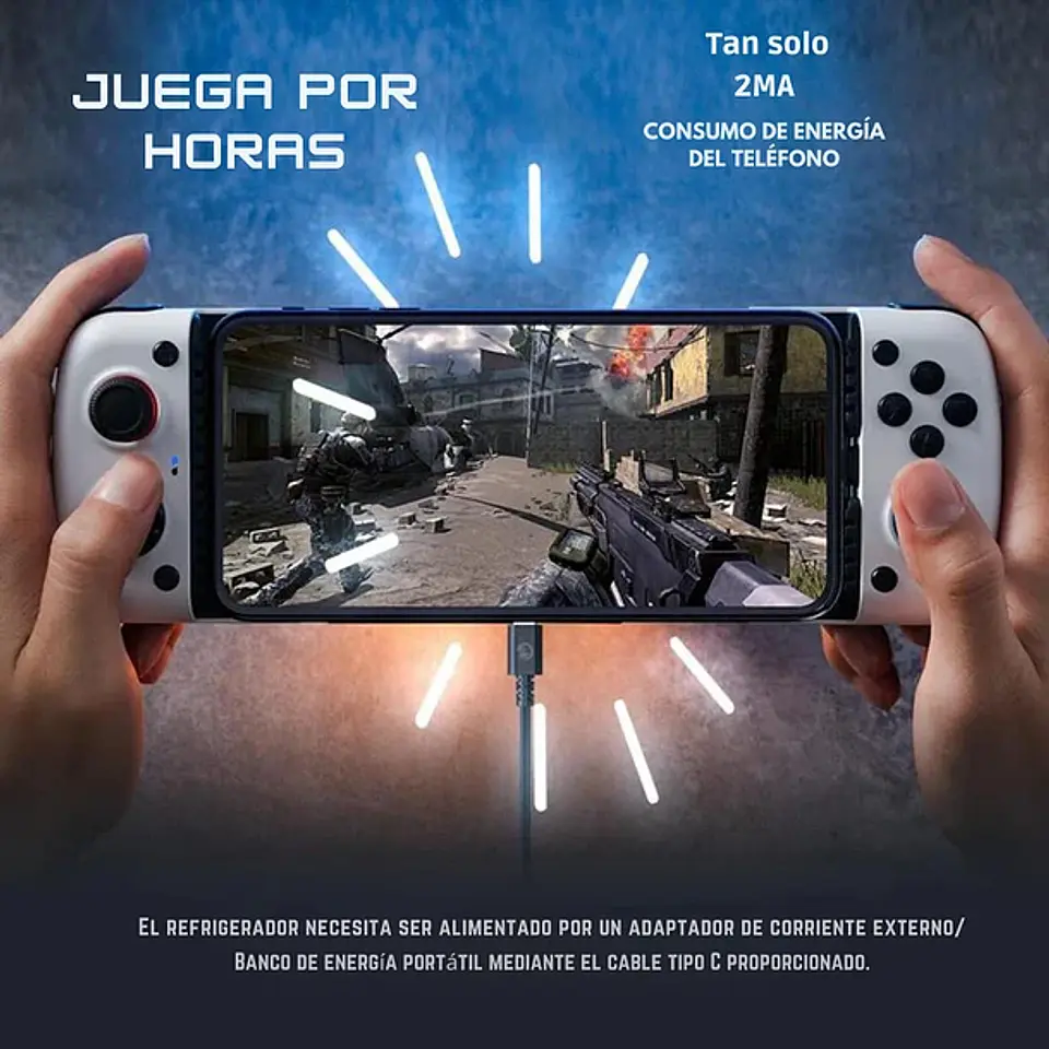 Control Gamepad GameSir X3 USB-C Refrigeración Cloud Gaming 9