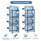 Estante Organizador 4 Botellones De Agua 20L - Miniatura 3