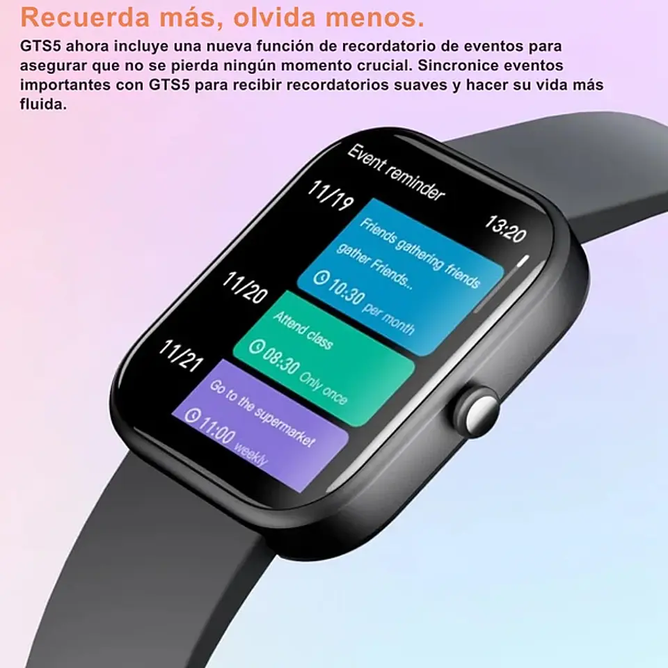 SMARTWATCH GTS5 Bluetooth 5.0 Monitor De Salud Deportivo 7