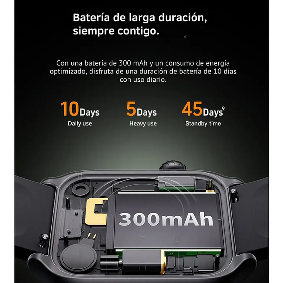 SMARTWATCH GTS7 Bluetooth 5.0 Ritmo Cardíaco Contador Pasos 4