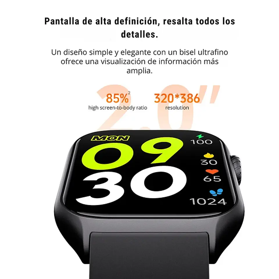 SMARTWATCH GTS7 Bluetooth 5.0 Ritmo Cardíaco Contador Pasos 2
