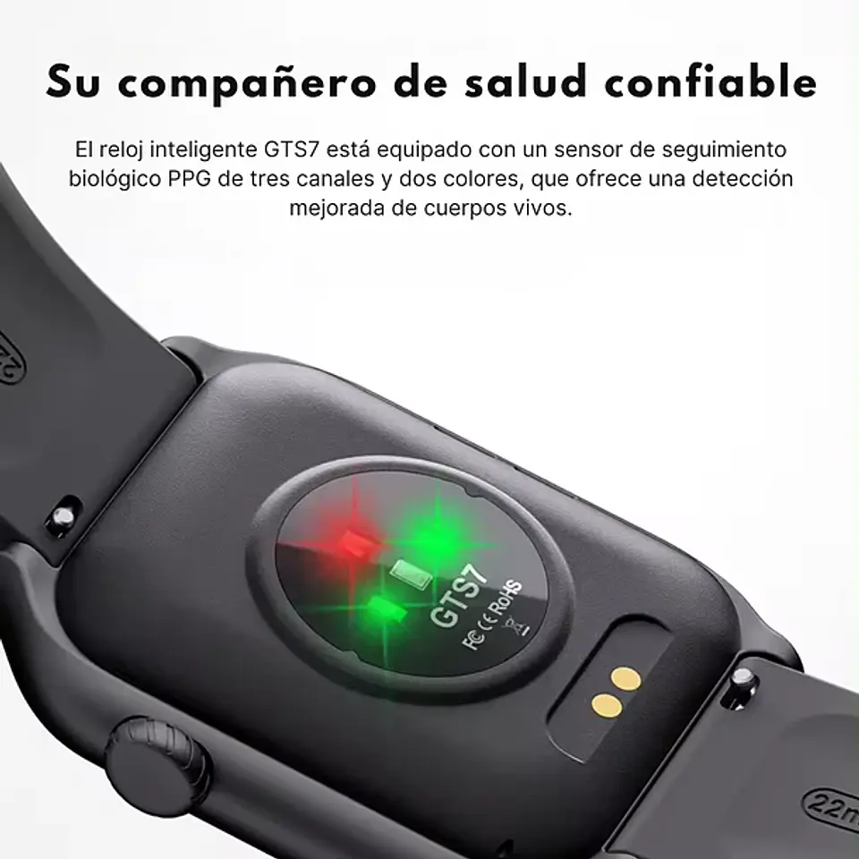 SMARTWATCH GTS7 Bluetooth 5.0 Ritmo Cardíaco Contador Pasos 6