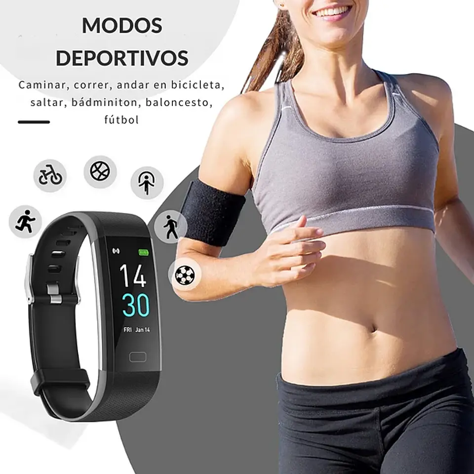 Smartband S5 Bluetooth Monitor De Sueño Y Deportes 6
