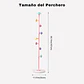Perchero Infantil En Forma De Honguito Multicolor 7 Ganchos - Miniatura 5
