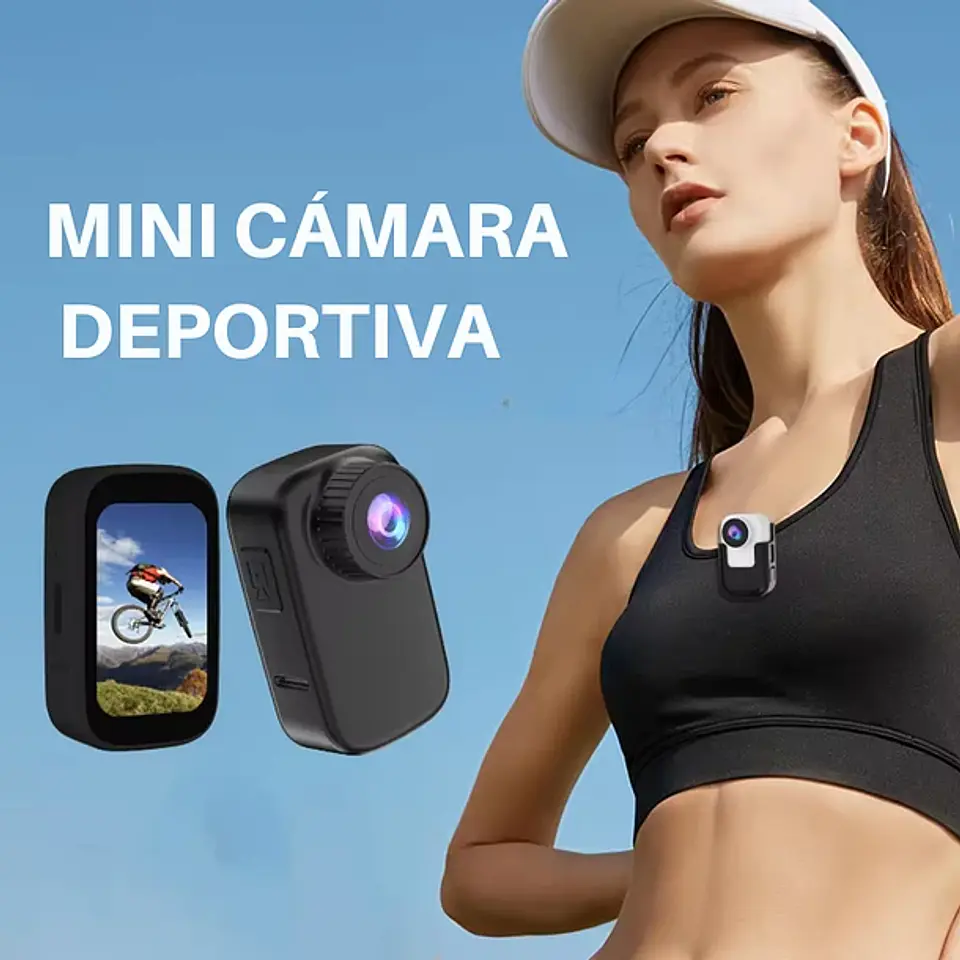 Mini Cámara De Acción Deportiva GO3 4K HD 3