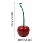 Escobilla Para Baño Rojo Cereza Elegante Cerdas Suaves - Miniatura 3