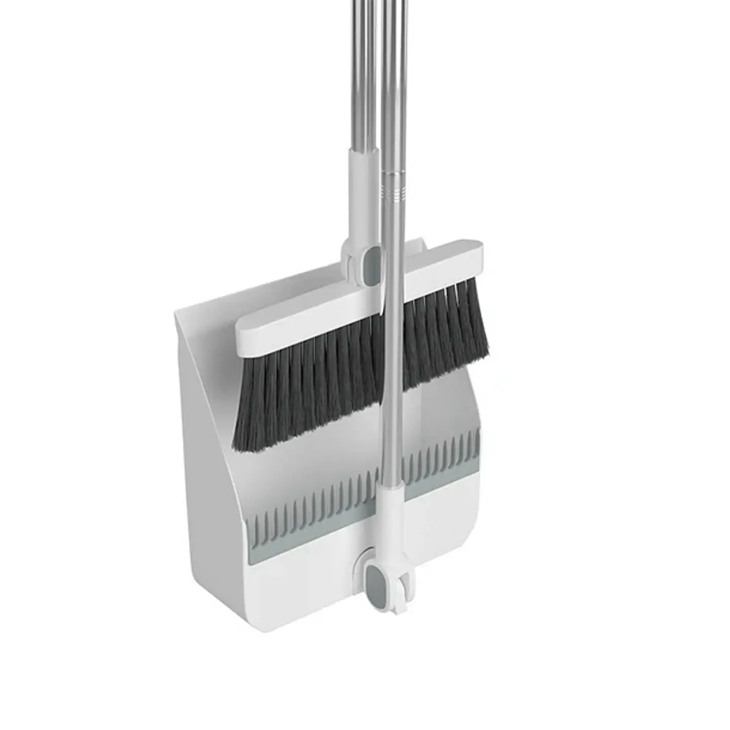 Set Escoba y Pala Con Dientes Plegable Gira 180 Grados 1