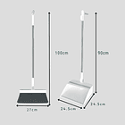 Set Escoba y Pala Con Dientes Plegable Gira 180 Grados 6