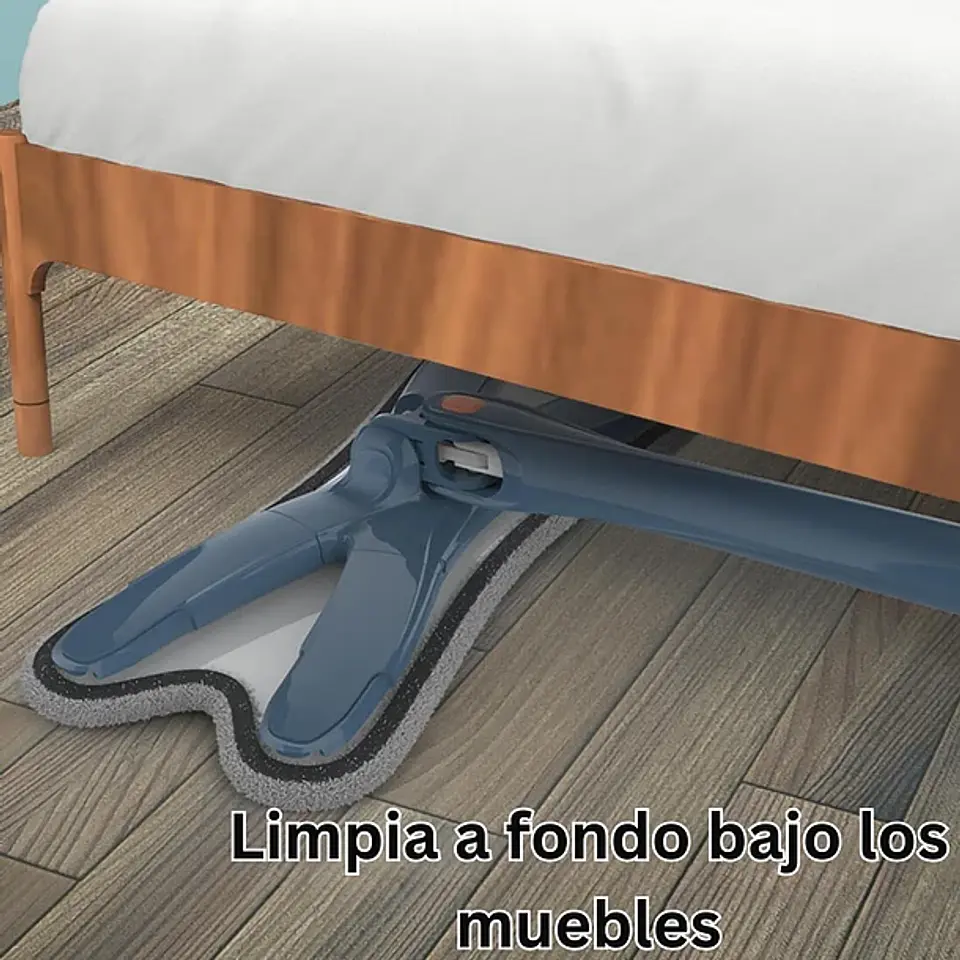 Mopa Trapeador Tipo X Con Escurridor 6 Repuesto Multiusos 9