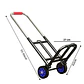 Carro De Carga Plegable Tipo Yegua 150 KG + Pulpo Elástico - Miniatura 6