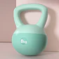 Pesa Rusa Suave Kettlebell Base De Goma Arena De Hierro - Miniatura 7