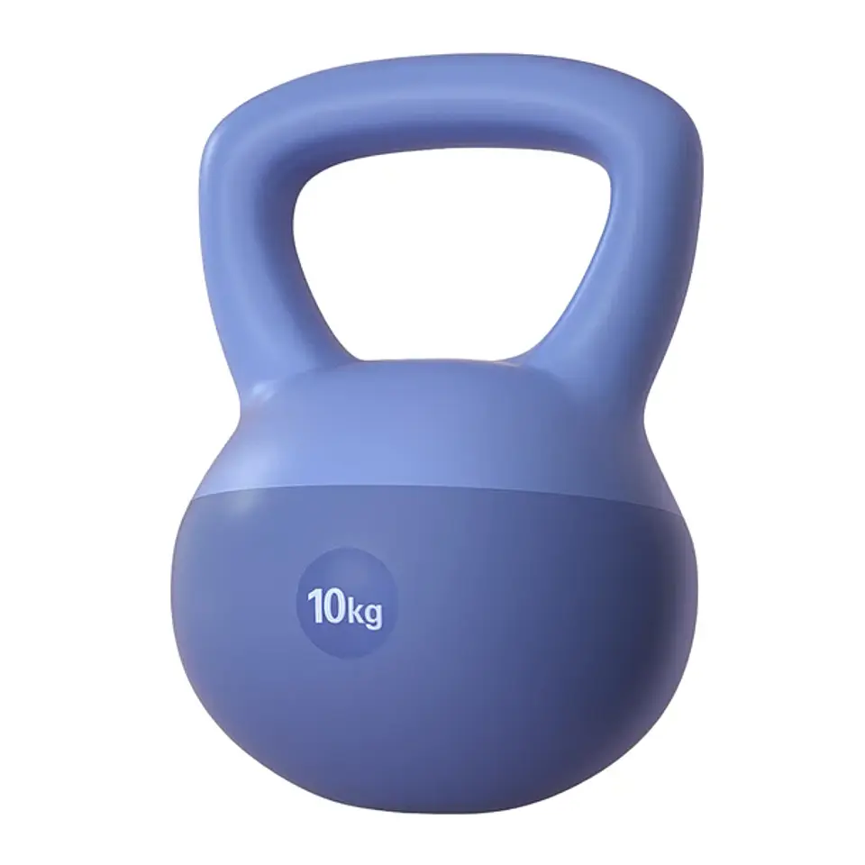 Pesa Rusa Suave Kettlebell Base De Goma Arena De Hierro 8