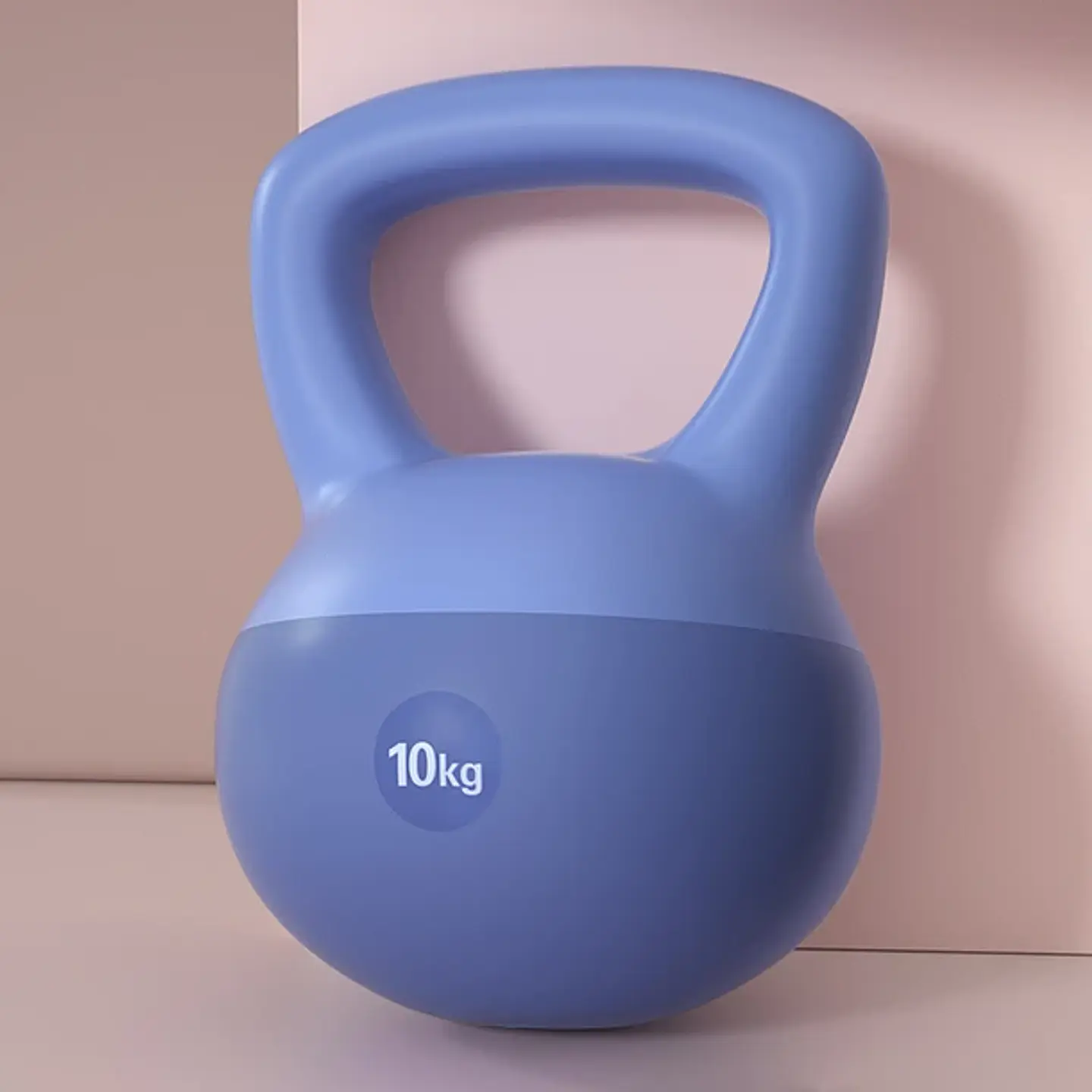 Pesa Rusa Suave Kettlebell Base De Goma Arena De Hierro 9