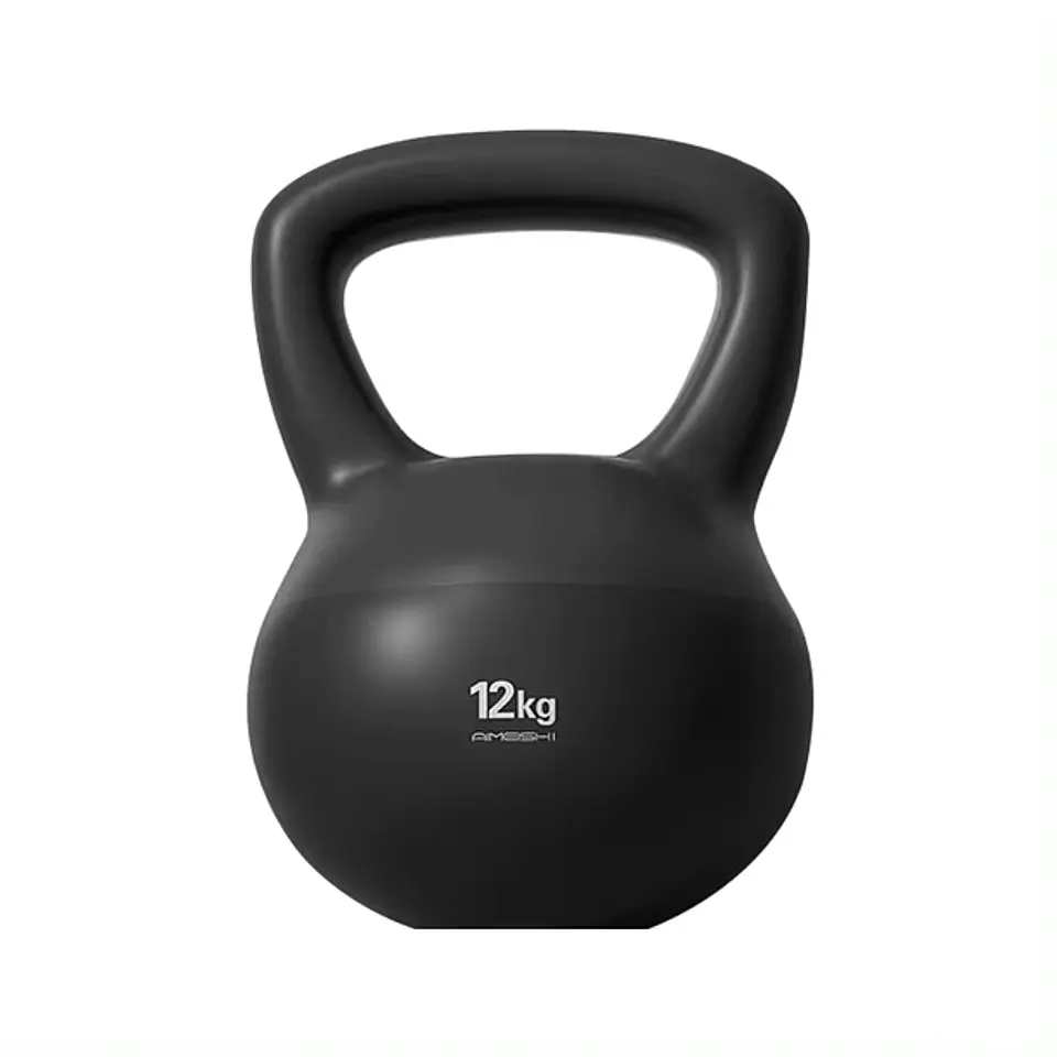 Pesa Rusa Suave Kettlebell Base De Goma Arena De Hierro 10