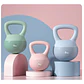 Pesa Rusa Suave Kettlebell Base De Goma Arena De Hierro - Miniatura 13