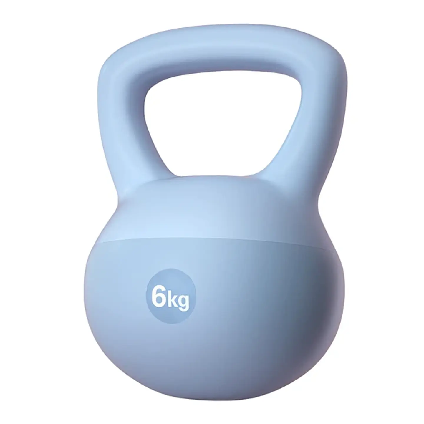Pesa Rusa Suave Kettlebell Base De Goma Arena De Hierro 5