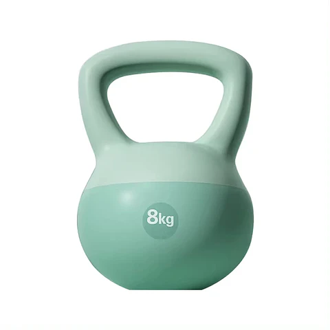 Pesa Rusa Suave Kettlebell Base De Goma Arena De Hierro