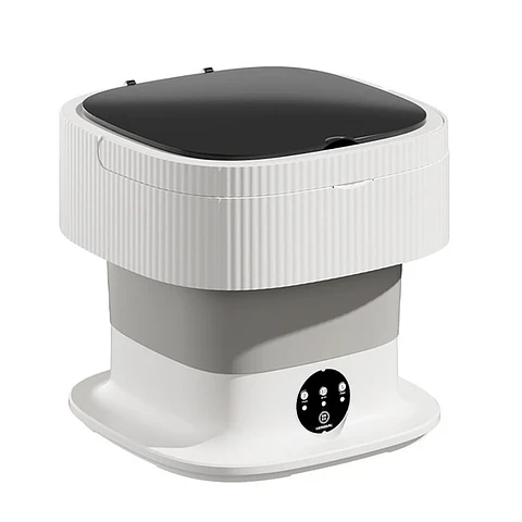 Mini Lavadora Portátil 2Kg por lavado Automática Gris