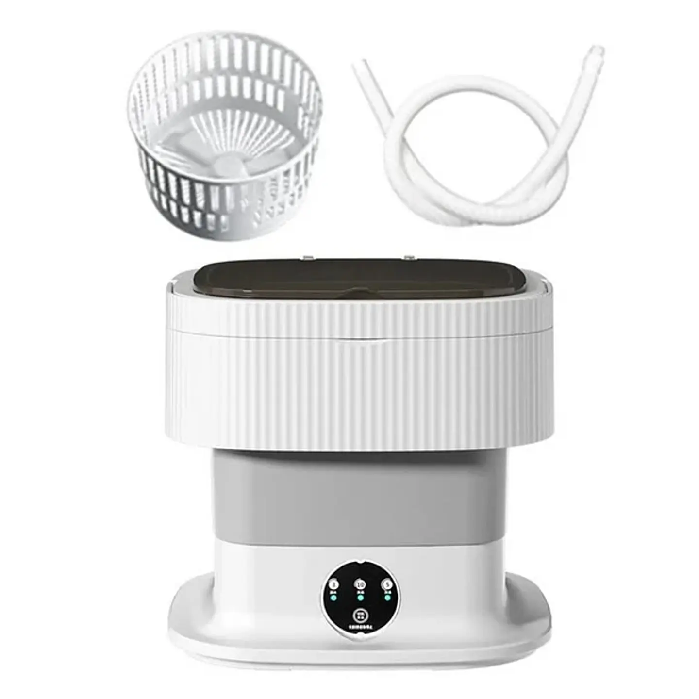 Mini Lavadora Portátil 2Kg por lavado Automática Gris 2
