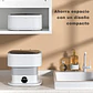 Mini Lavadora Portátil 2Kg por lavado Automática Gris - Miniatura 4