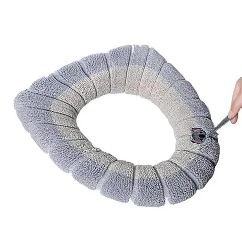Funda de Inodoro De Felpa Lavable Para WC