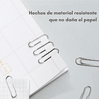 Clips Para Papel Caja De 100 Piezas Deli 3