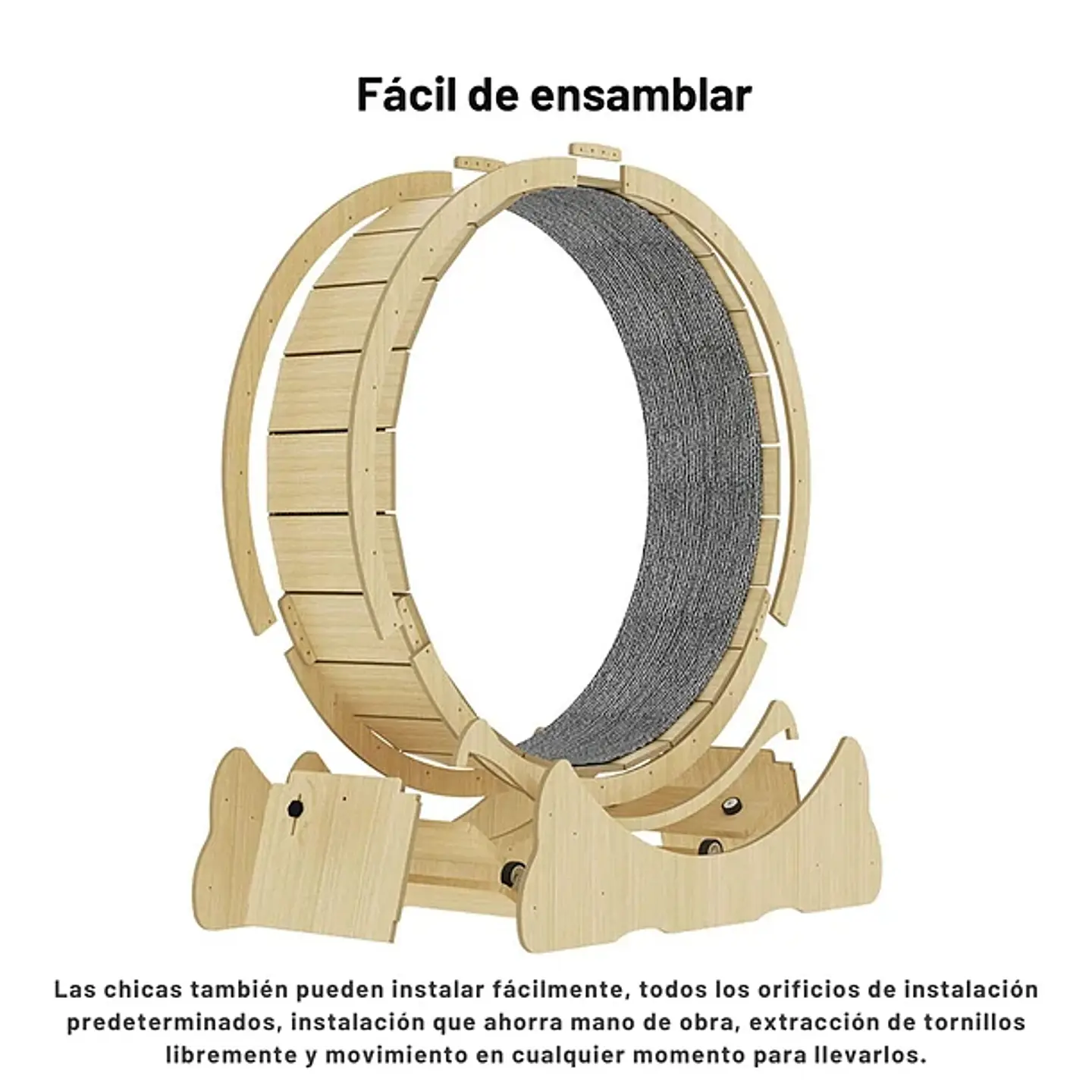 Rueda Caminadora Para Gatos Entrenamiento Gigante XL 3
