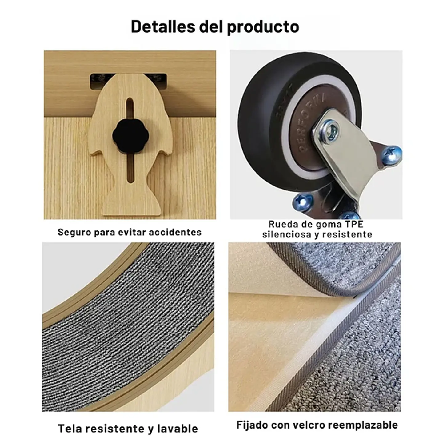 Rueda Caminadora Para Gatos Entrenamiento Gigante XL 4