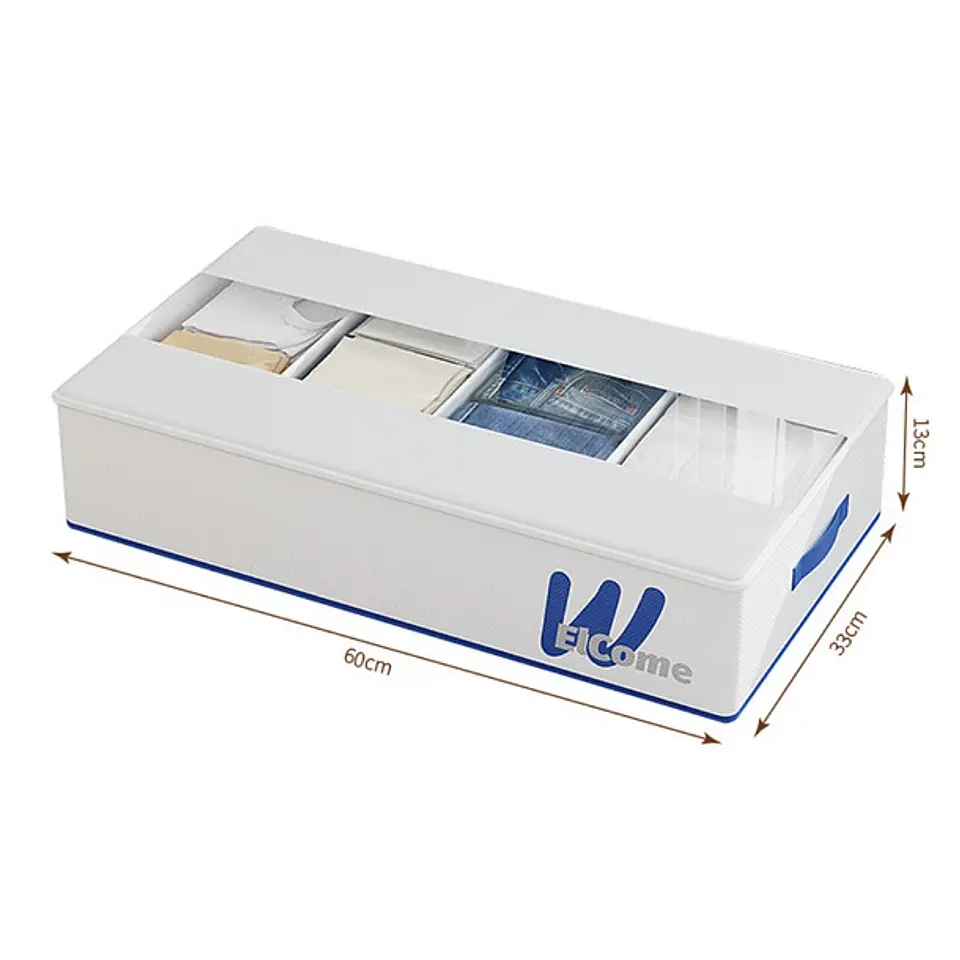 Organizador De Ropa Plegable Bajo Cama 60x33CM Impermeable 7