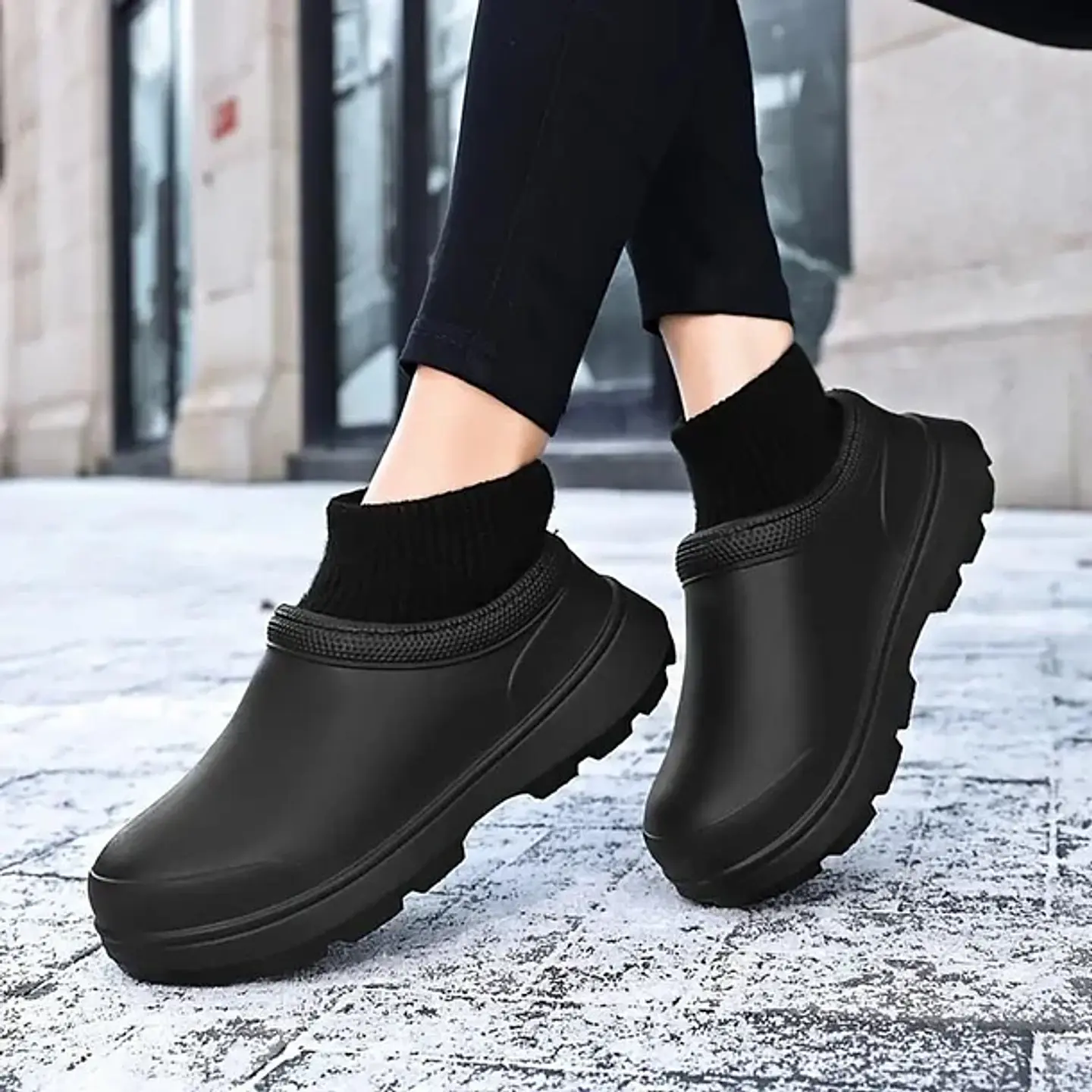 Zapatos Zuecos Antideslizantes Impermeables Confort Unisex 6