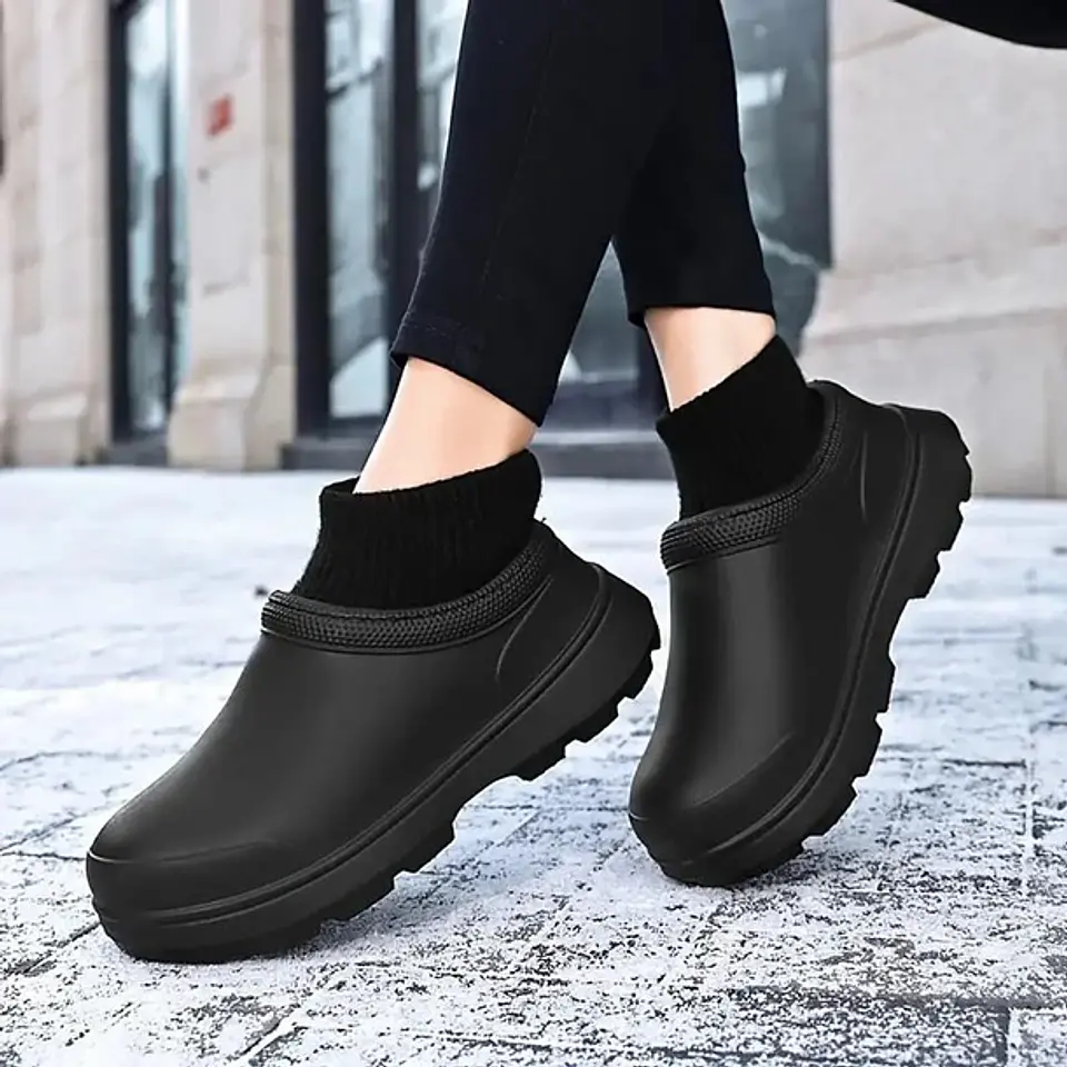 Zapatos Zuecos Antideslizantes Impermeables Confort Unisex 6