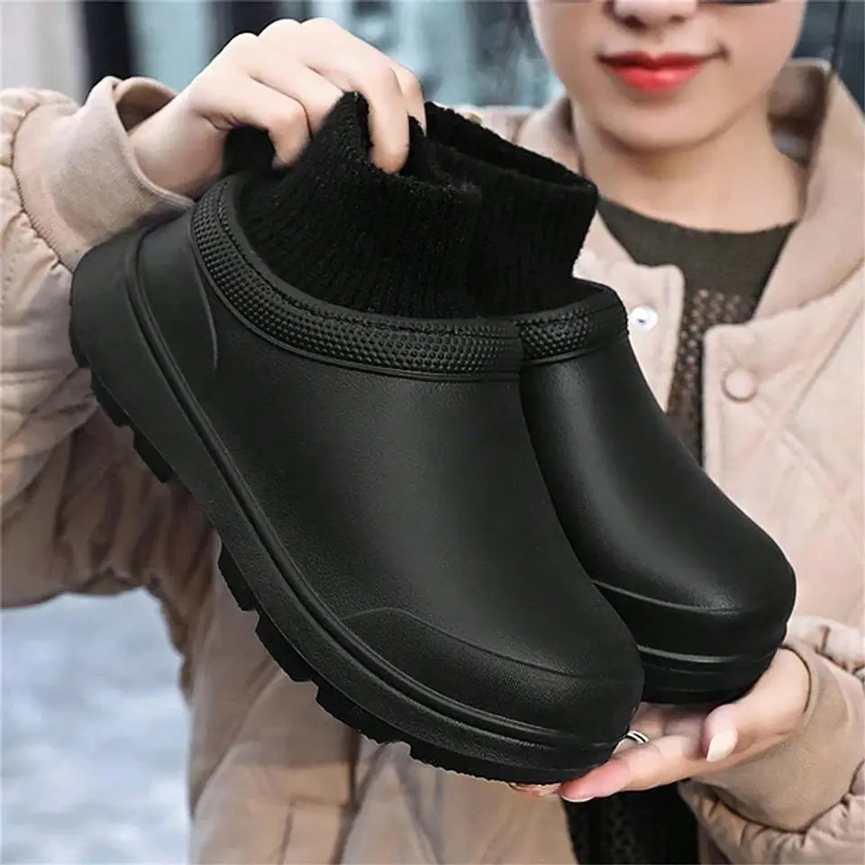 Zapatos Zuecos Antideslizantes Impermeables Confort Unisex 8