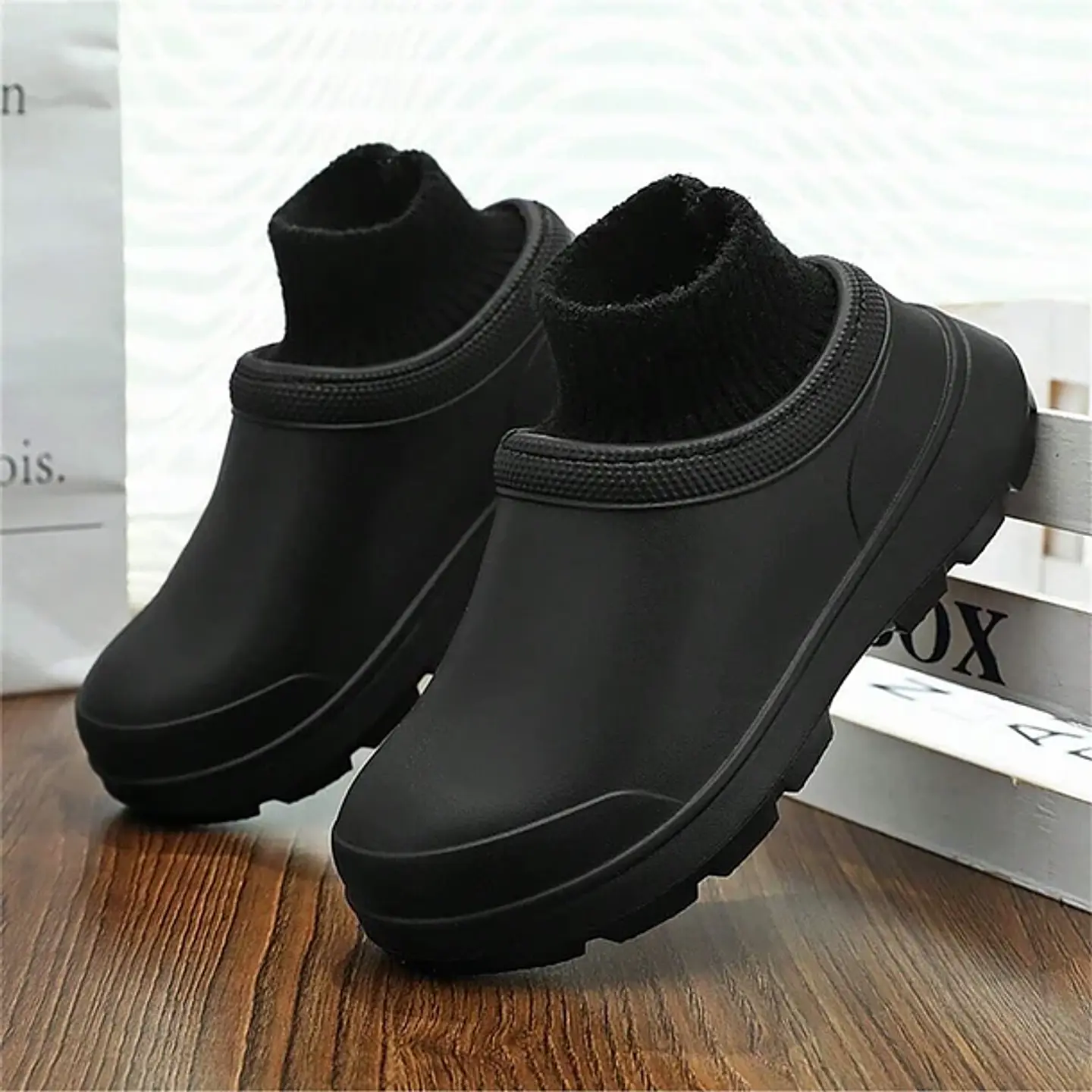 Zapatos Zuecos Antideslizantes Impermeables Confort Unisex 9