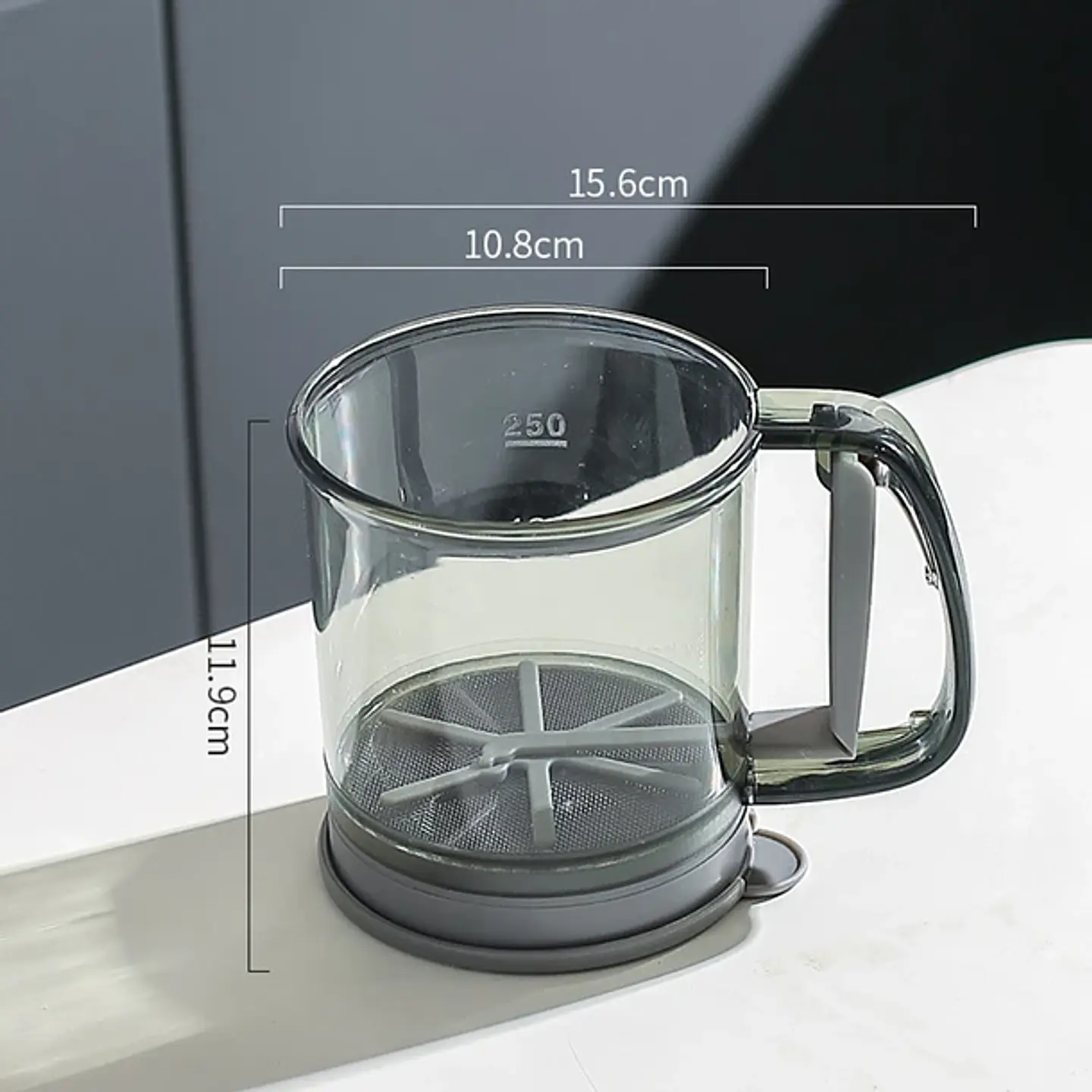 Cernidor Tamizador Harina Para Repostería Doble Filtro 250Gr 5