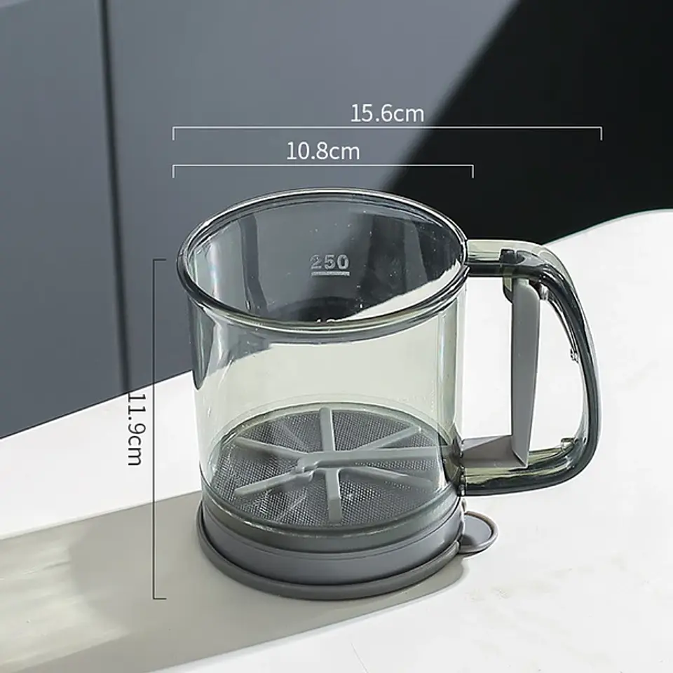 Cernidor Tamizador Harina Para Repostería Doble Filtro 250Gr 5