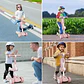 Scooter Monopatín 3 Ruedas Led Musical Plegable Niños Regulable - Miniatura 7