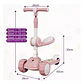 Scooter Monopatín 3 Ruedas Led Musical Plegable Niños Regulable - Miniatura 4