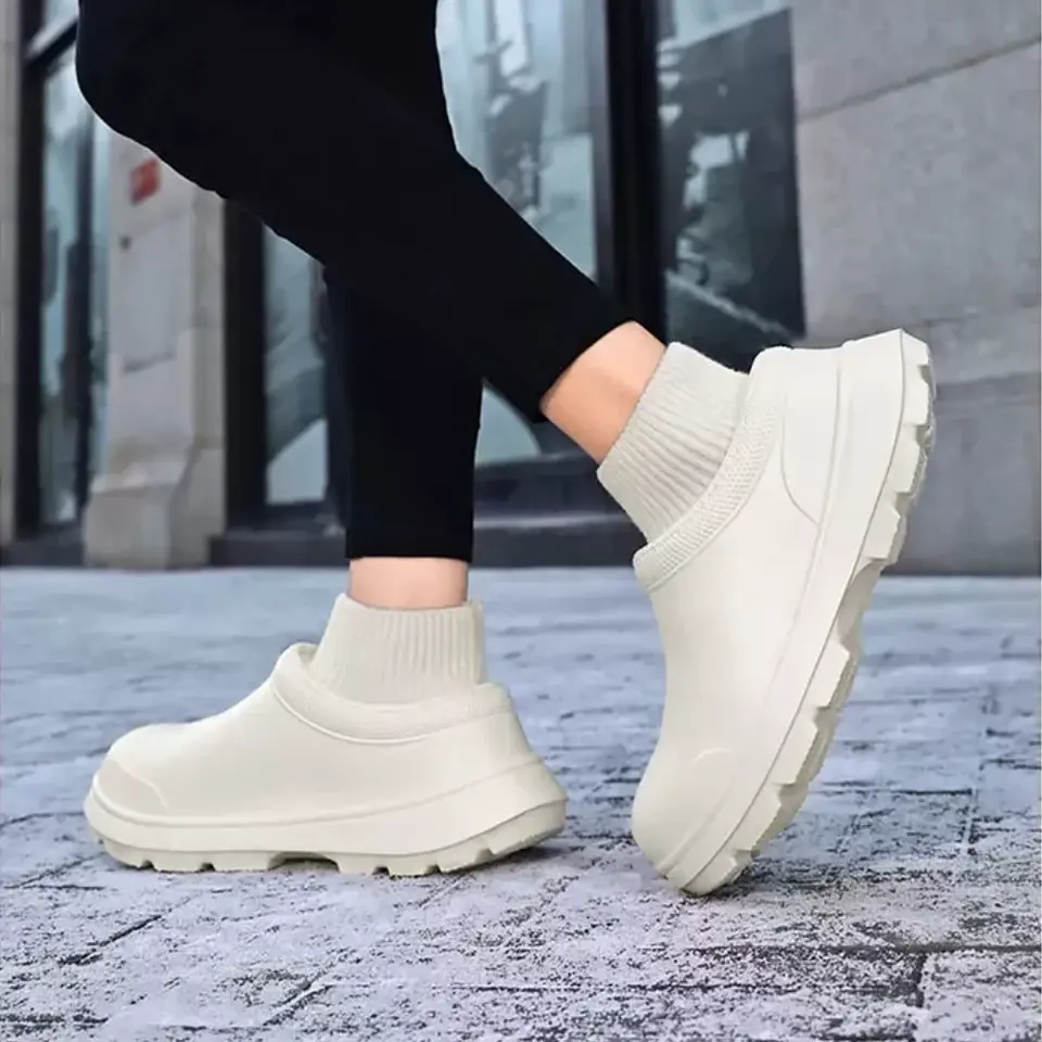 Zapatos Zuecos Antideslizantes Impermeables Confort Unisex 16