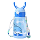 Botella De Agua Para Niños Con Bombilla Kawaii Ciervo 600ml