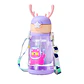 Botella De Agua Para Niños Con Bombilla Kawaii Ciervo 600ml - Miniatura 5