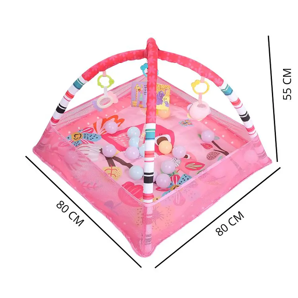 Gimnasio Interactivo Tapete Piscina Pelotas Para Bebe 3