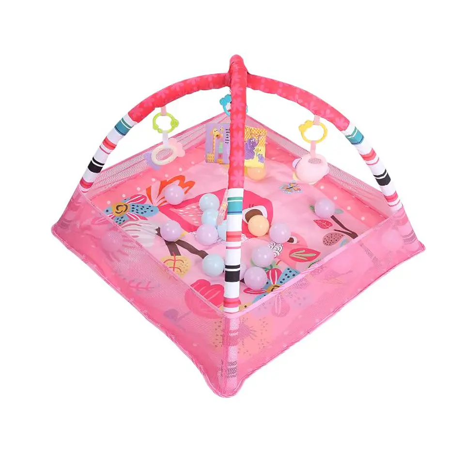 Gimnasio Interactivo Tapete Piscina Pelotas Para Bebe 2