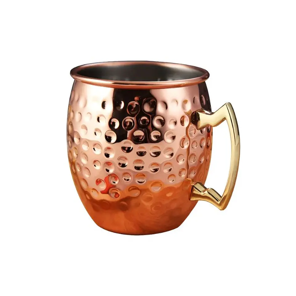 Pack 2 Tazas De Cobre Para Bebidas De Moscow Mule 500ml 2