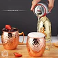 Pack 2 Tazas De Cobre Para Bebidas De Moscow Mule 500ml - Miniatura 5