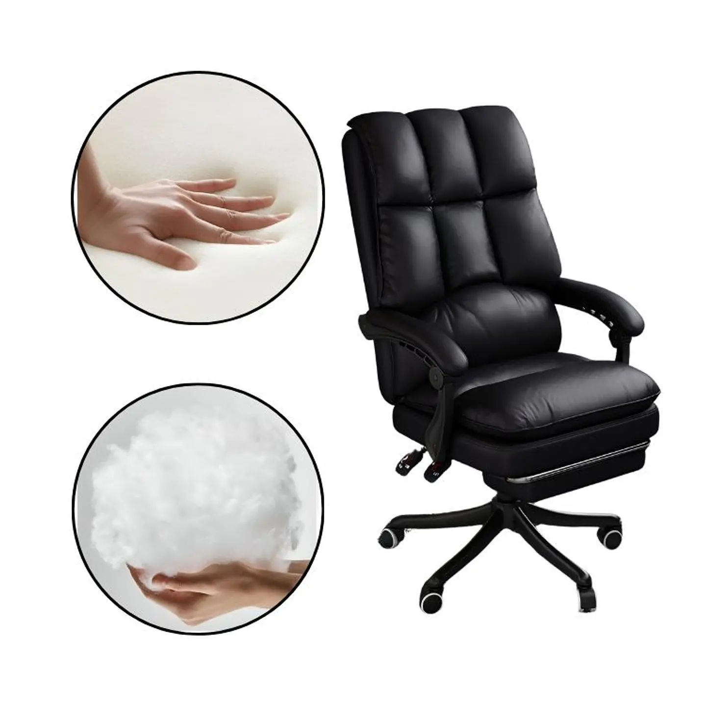Silla De Escritorio YT-211 Giratoria Acolchada Oficina Ejecutiva 5