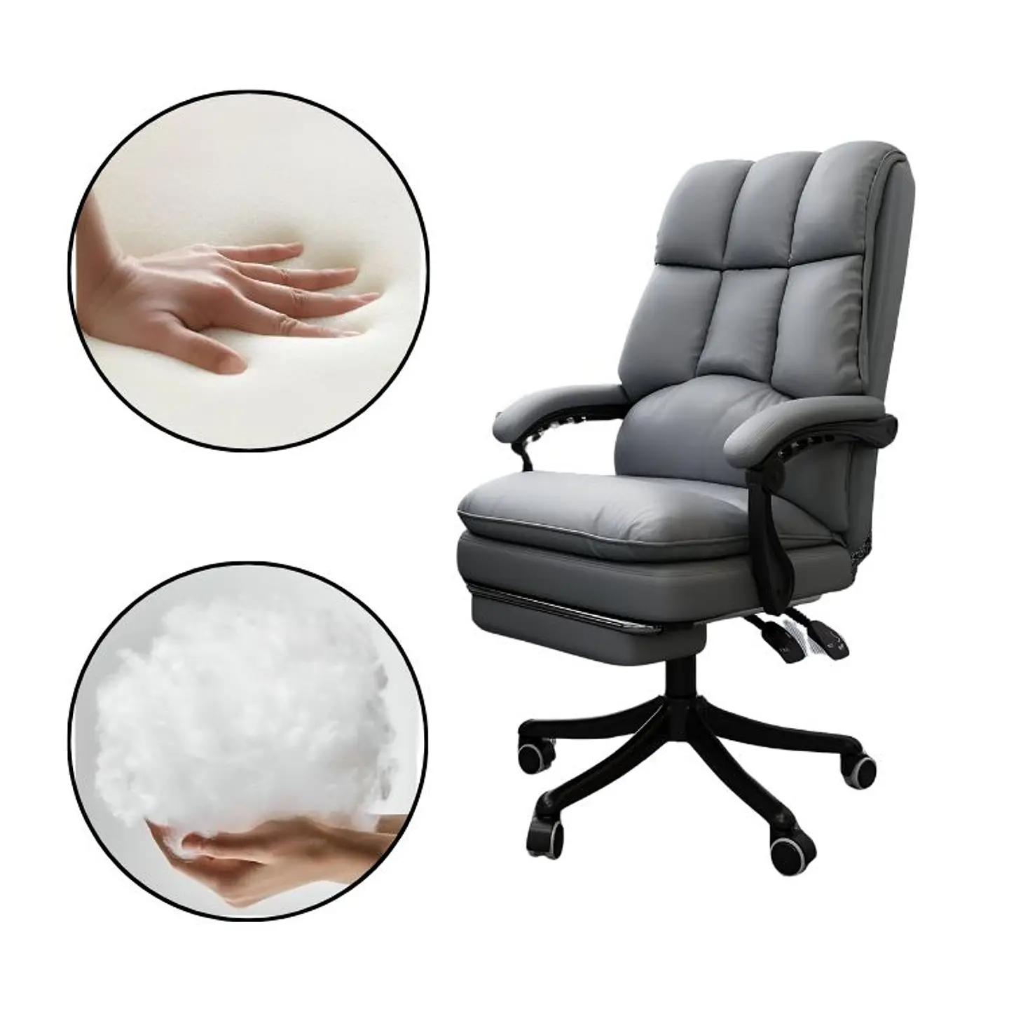Silla De Escritorio YT-211 Giratoria Acolchada Oficina Ejecutiva 4