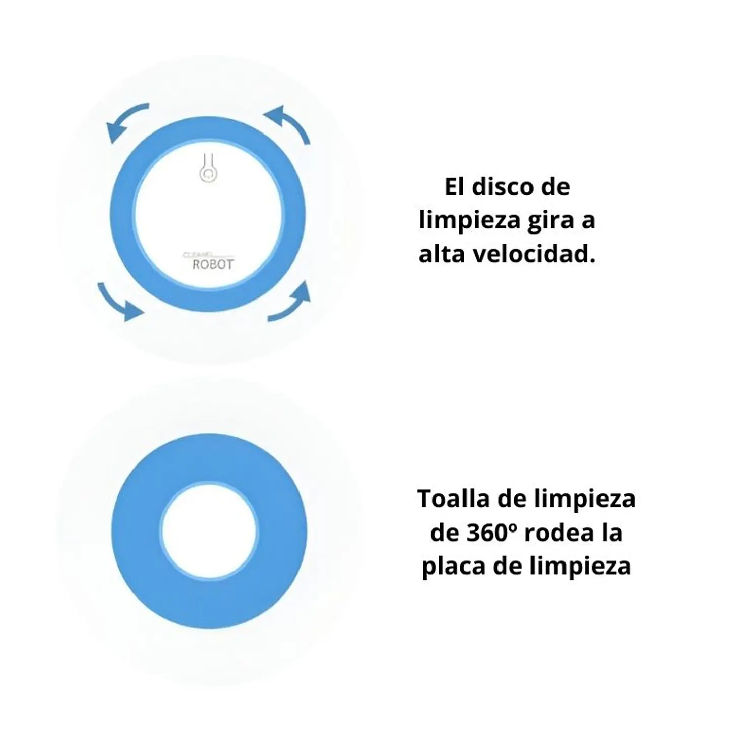 Robot Limpiador Mopa Automático Trapeadora Smart Elegante 4